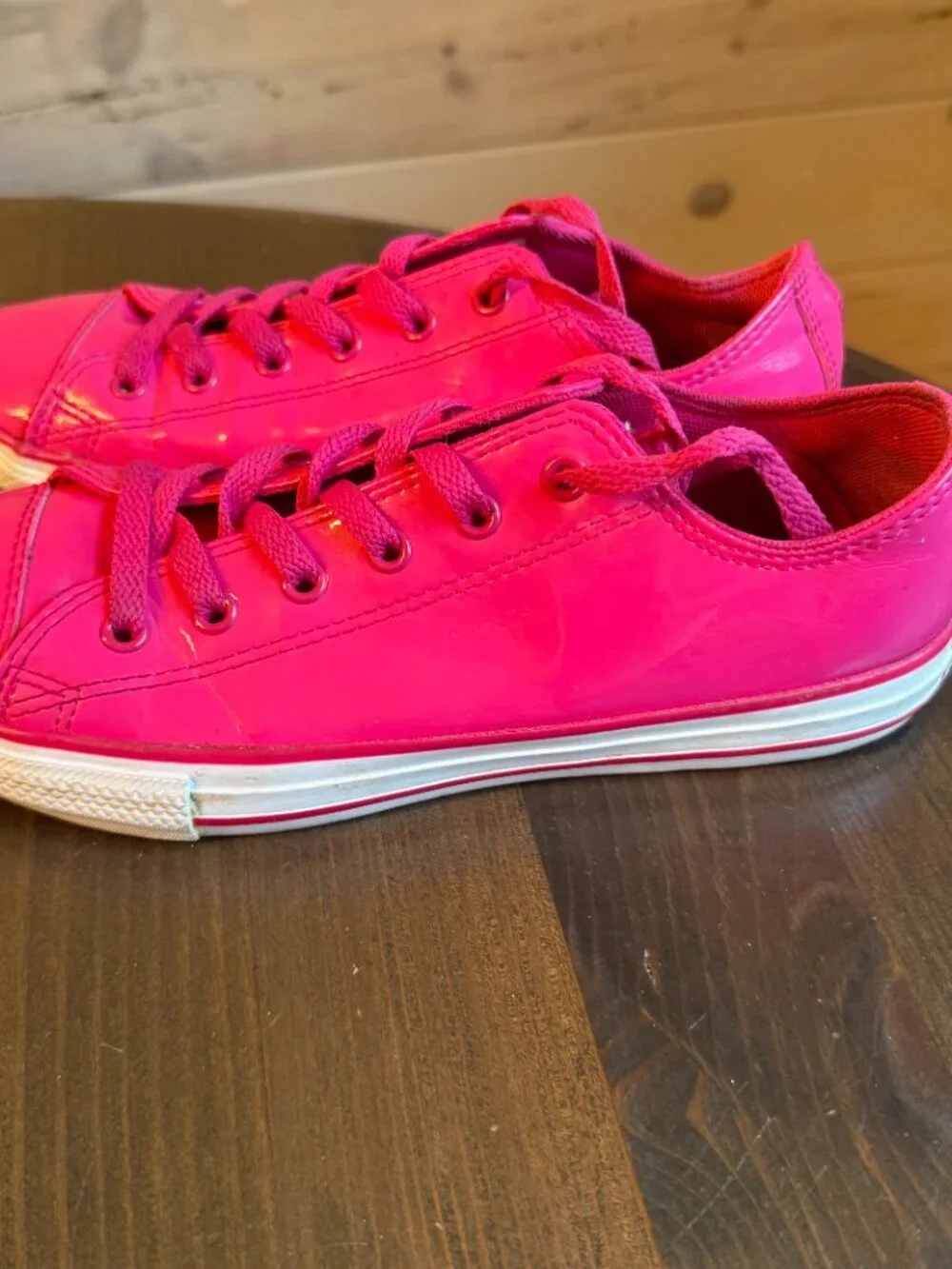Converse All Star Girls Hot Pink Synthetic 662321C Sneaker Size 5